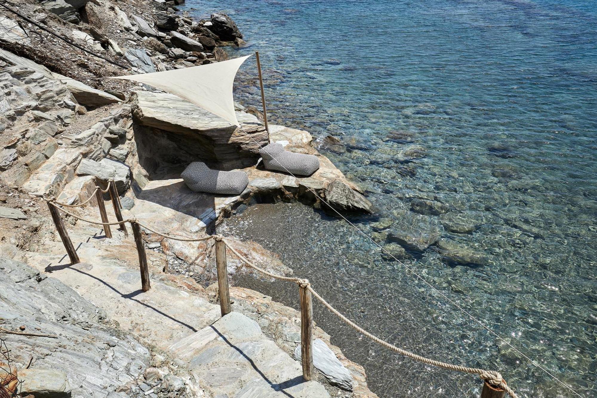 Beachfront Villa In Crete - Epavli Luxury Villa Agia Pelagia  Buitenkant foto